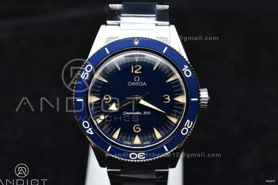 Edition SS Bracelet Dial 1:1 Best 300 Clone Seamaster On Super Blue A8912 Heritage VSF 0101